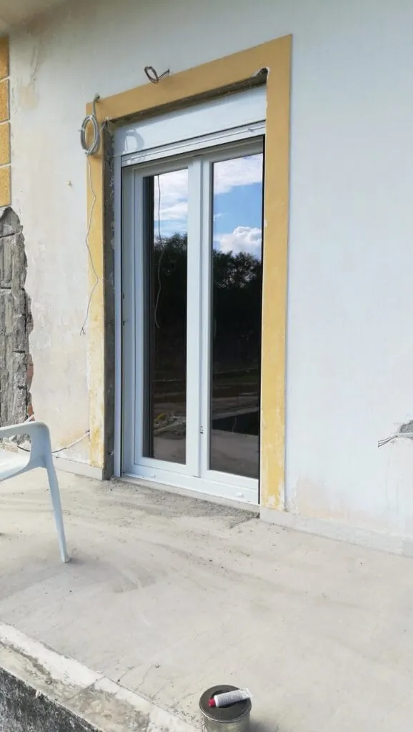 μπαλκονόπορτα pvc technopan