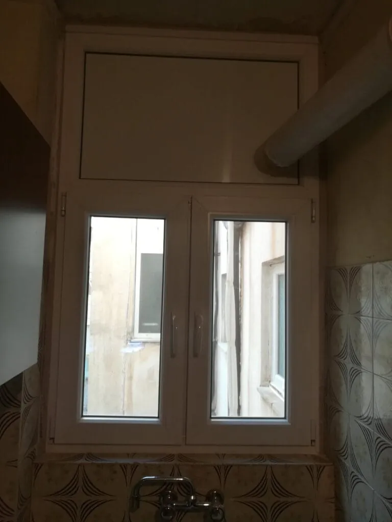 παράθυο κουζίνας pvc Κορυδαλλός τεχνοπαν